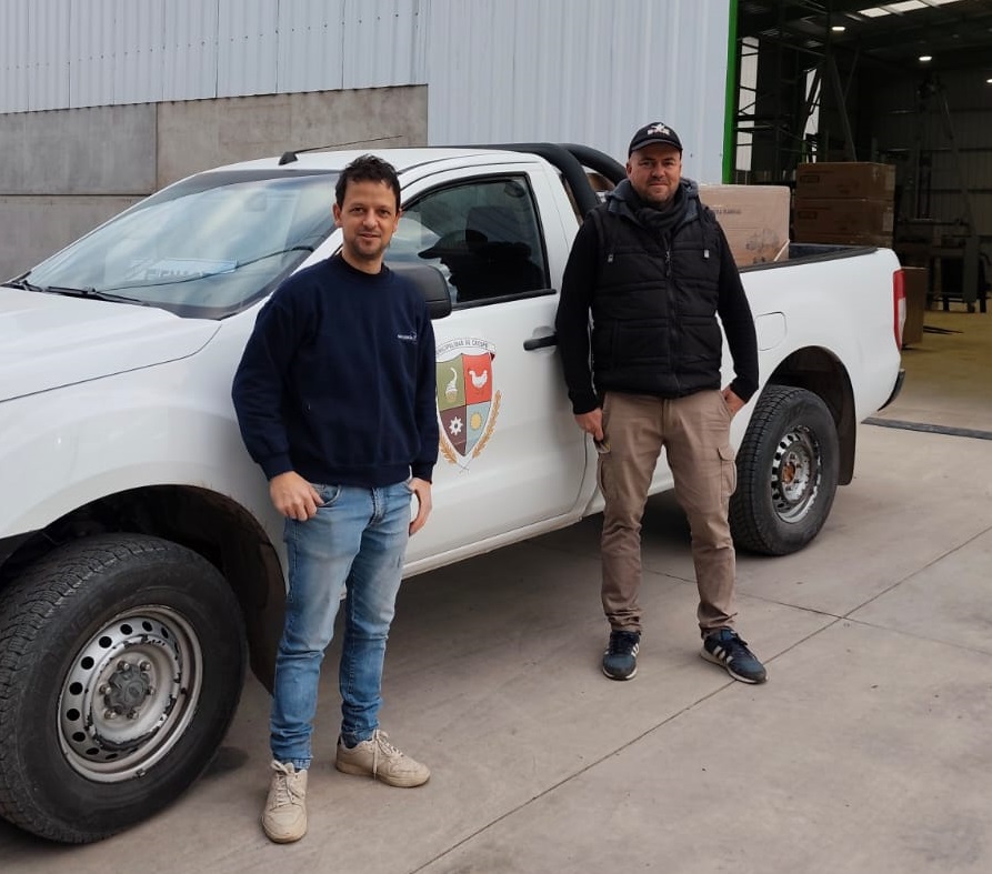 El Municipio de Crespo retiró barredoras manuales TRON BM55
